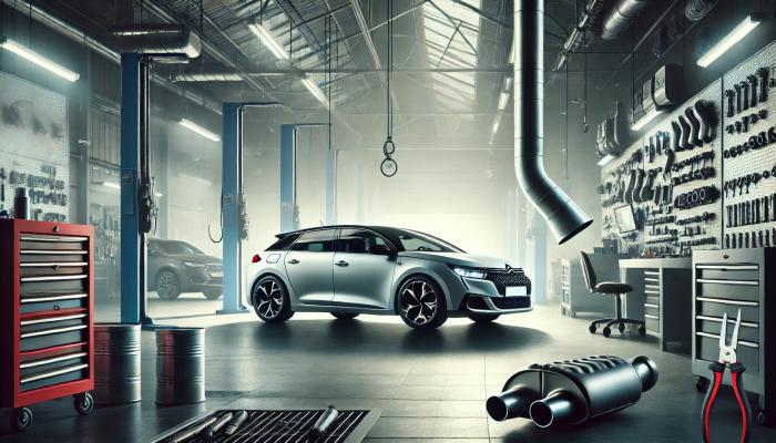 Car Service in Vilnius. Exhaust System Repair. Muffler repair, replacement.