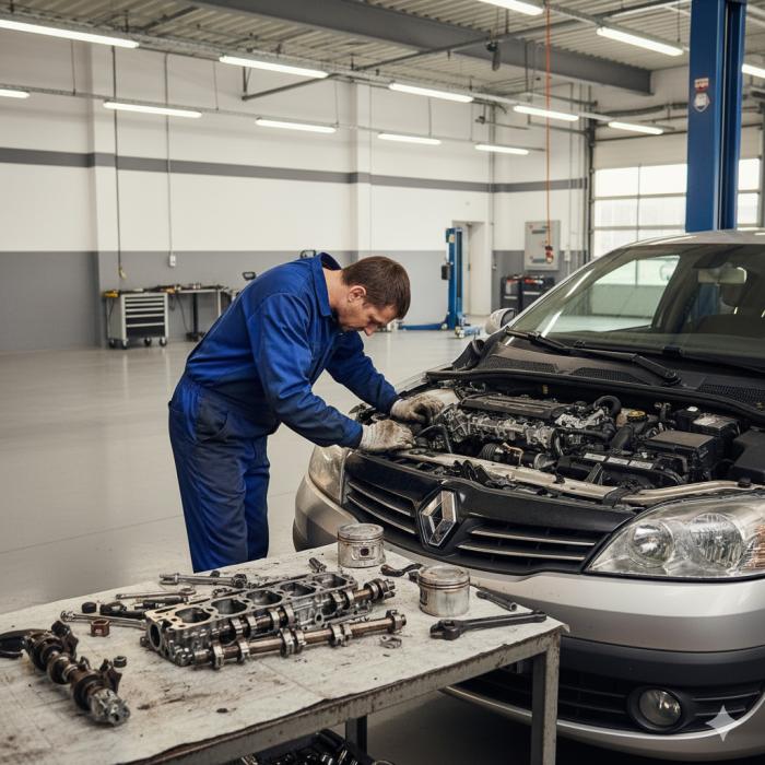 Renault automobilio techninė priežiūra servise