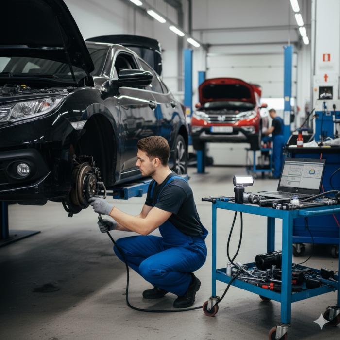 Honda automobilio remontas servise