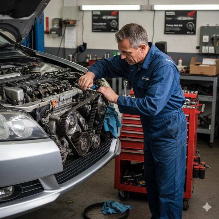 Honda variklio diržo keitimas servise
