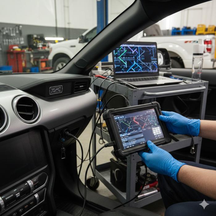 Ford automobilio diagnostika