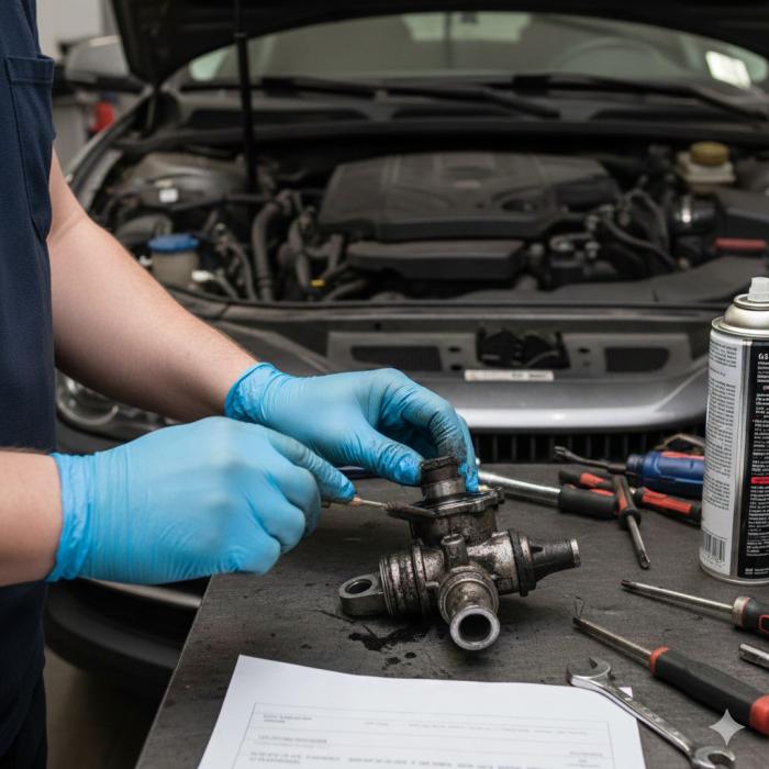 EGR vožtuvo remontas, valymas, keitimas Vilniuje.